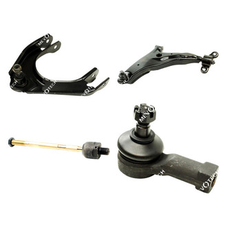 Mevotech® - Original Grade™ Front Driver Side Lower and Upper Control Arm with Ball Joint and Tie Rod End Kit