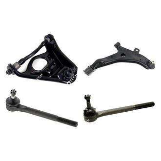 Mevotech® - Original Grade™ Front Driver Side Lower and Upper Control Arm with Ball Joint and Tie Rod End Kit
