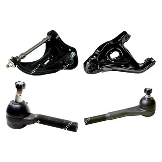 Mevotech® - Original Grade™ Front Driver Side Lower and Upper Control Arm with Ball Joint and Tie Rod End Kit