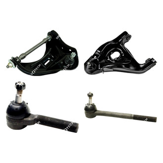 Mevotech® - Original Grade™ Front Driver Side Lower and Upper Control Arm with Ball Joint and Tie Rod End Kit