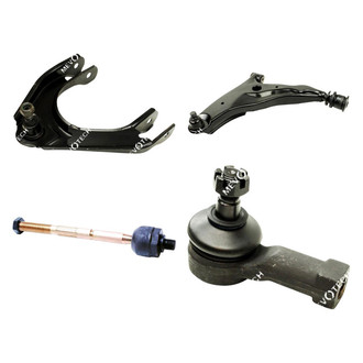 Mevotech® - Original Grade™ Front Driver Side Lower and Upper Control Arm with Ball Joint and Tie Rod End Kit
