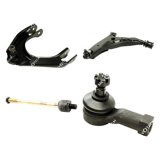 Mevotech® - Original Grade™ Front Driver Side Lower and Upper Control Arm with Ball Joint and Tie Rod End Kit