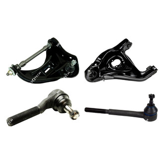 Mevotech® - Original Grade™ Front Driver Side Lower and Upper Control Arm with Ball Joint and Tie Rod End Kit