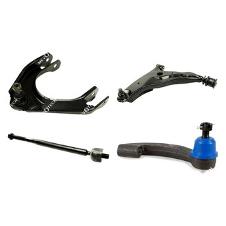 Mevotech® - Original Grade™ Front Driver Side Lower and Upper Control Arm with Ball Joint and Tie Rod End Kit