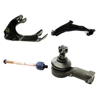Mevotech® - Original Grade™ Front Driver Side Lower and Upper Control Arm with Ball Joint and Tie Rod End Kit