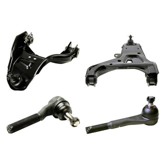 Mevotech® - Original Grade™ Front Driver Side Lower and Upper Control Arm with Ball Joint and Tie Rod End Kit