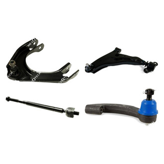 Mevotech® - Original Grade™ Front Driver Side Lower and Upper Control Arm with Ball Joint and Tie Rod End Kit