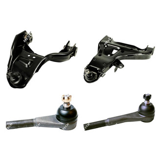 Mevotech® - Original Grade™ Front Driver Side Lower and Upper Control Arm with Ball Joint and Tie Rod End Kit