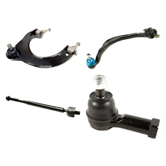 Mevotech® - Original Grade™ Front Driver Side Lower and Upper Control Arm with Ball Joint and Tie Rod End Kit