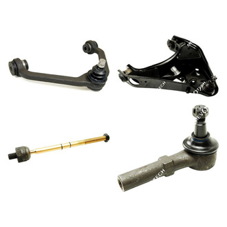 Mevotech® - Original Grade™ Front Driver Side Lower and Upper Control Arm with Ball Joint and Tie Rod End Kit