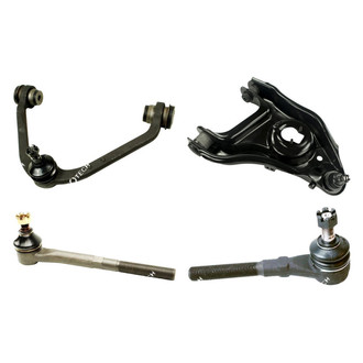 Mevotech® - Original Grade™ Front Driver Side Lower and Upper Control Arm with Ball Joint and Tie Rod End Kit