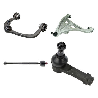 Mevotech® - Original Grade™ Front Driver Side Lower and Upper Control Arm with Ball Joint and Tie Rod End Kit