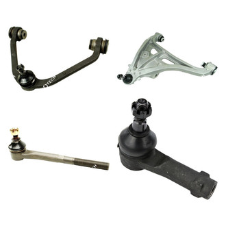 Mevotech® - Original Grade™ Front Driver Side Lower and Upper Control Arm with Ball Joint and Tie Rod End Kit