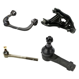 Mevotech® - Original Grade™ Front Driver Side Lower and Upper Control Arm with Ball Joint and Tie Rod End Kit