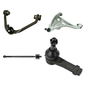 Mevotech® - Original Grade™ Front Driver Side Lower and Upper Control Arm with Ball Joint and Tie Rod End Kit