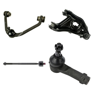 Mevotech® - Original Grade™ Front Driver Side Lower and Upper Control Arm with Ball Joint and Tie Rod End Kit