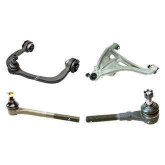 Mevotech® - Original Grade™ Front Driver Side Lower and Upper Control Arm with Ball Joint and Tie Rod End Kit