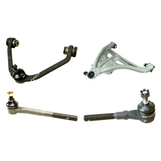 Mevotech® - Original Grade™ Front Driver Side Lower and Upper Control Arm with Ball Joint and Tie Rod End Kit