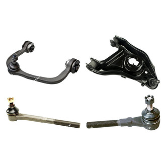 Mevotech® - Original Grade™ Front Driver Side Lower and Upper Control Arm with Ball Joint and Tie Rod End Kit
