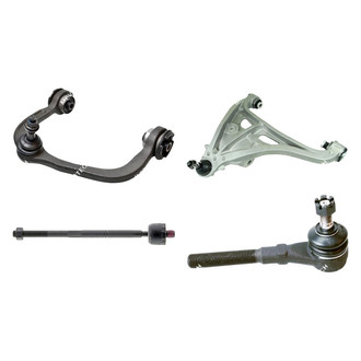 Mevotech® - Original Grade™ Front Driver Side Lower and Upper Control Arm with Ball Joint and Tie Rod End Kit