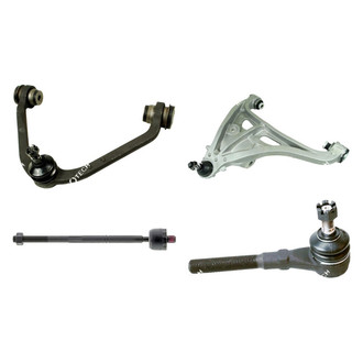 Mevotech® - Original Grade™ Front Driver Side Lower and Upper Control Arm with Ball Joint and Tie Rod End Kit