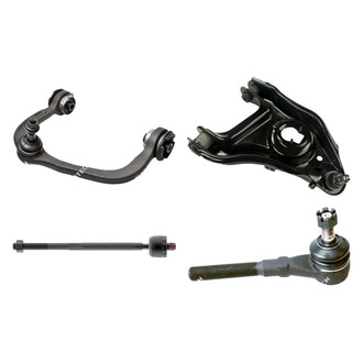 Mevotech® - Original Grade™ Front Driver Side Lower and Upper Control Arm with Ball Joint and Tie Rod End Kit