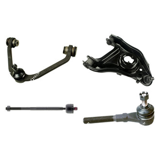 Mevotech® - Original Grade™ Front Driver Side Lower and Upper Control Arm with Ball Joint and Tie Rod End Kit
