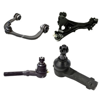 Mevotech® - Original Grade™ Front Driver Side Lower and Upper Control Arm with Ball Joint and Tie Rod End Kit