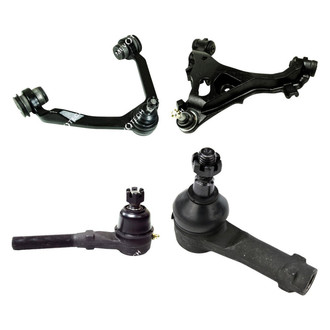 Mevotech® - Original Grade™ Front Driver Side Lower and Upper Control Arm with Ball Joint and Tie Rod End Kit