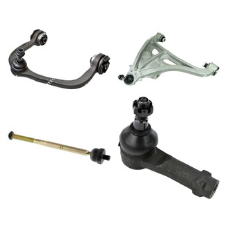 Mevotech® - Original Grade™ Front Driver Side Lower and Upper Control Arm with Ball Joint and Tie Rod End Kit