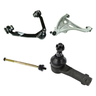 Mevotech® - Original Grade™ Front Driver Side Lower and Upper Control Arm with Ball Joint and Tie Rod End Kit