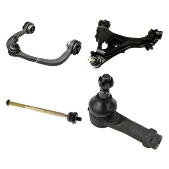 Mevotech® - Original Grade™ Front Driver Side Lower and Upper Control Arm with Ball Joint and Tie Rod End Kit
