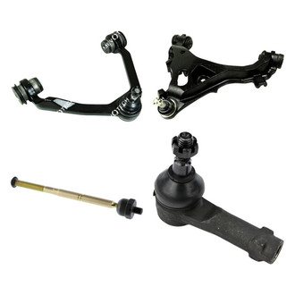 Mevotech® - Original Grade™ Front Driver Side Lower and Upper Control Arm with Ball Joint and Tie Rod End Kit