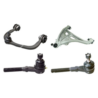 Mevotech® - Original Grade™ Front Driver Side Lower and Upper Control Arm with Ball Joint and Tie Rod End Kit