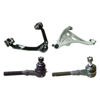 Mevotech® - Original Grade™ Front Driver Side Lower and Upper Control Arm with Ball Joint and Tie Rod End Kit