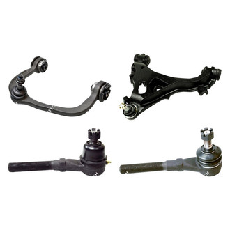 Mevotech® - Original Grade™ Front Driver Side Lower and Upper Control Arm with Ball Joint and Tie Rod End Kit