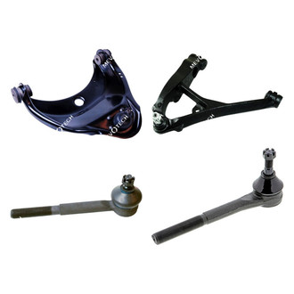 Mevotech® - Original Grade™ Front Driver Side Lower and Upper Control Arm with Ball Joint and Tie Rod End Kit
