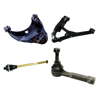 Mevotech® - Original Grade™ Front Driver Side Lower and Upper Control Arm with Ball Joint and Tie Rod End Kit