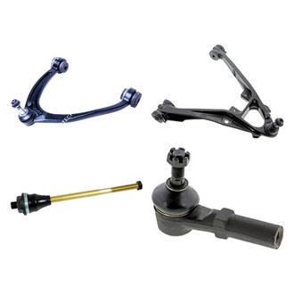 Mevotech® - Original Grade™ Front Driver Side Lower and Upper Control Arm with Ball Joint and Tie Rod End Kit