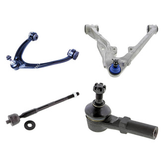 Mevotech® - Original Grade™ Front Driver Side Lower and Upper Control Arm with Ball Joint and Tie Rod End Kit