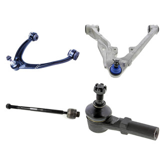 Mevotech® - Original Grade™ Front Driver Side Lower and Upper Control Arm with Ball Joint and Tie Rod End Kit
