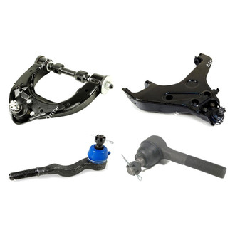 Mevotech® - Original Grade™ Front Driver Side Lower and Upper Control Arm with Ball Joint and Tie Rod End Kit