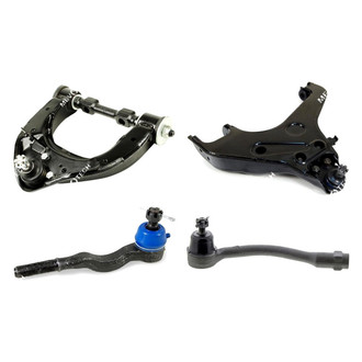 Mevotech® - Original Grade™ Front Driver Side Lower and Upper Control Arm with Ball Joint and Tie Rod End Kit