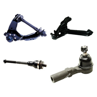 Mevotech® - Original Grade™ Front Driver Side Lower and Upper Control Arm with Ball Joint and Tie Rod End Kit