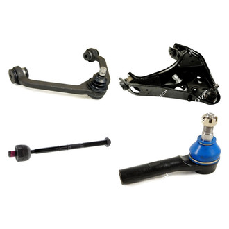 Mevotech® - Original Grade™ Front Driver Side Lower and Upper Control Arm with Ball Joint and Tie Rod End Kit