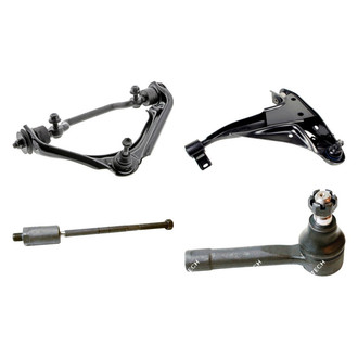 Mevotech® - Original Grade™ Front Driver Side Lower and Upper Control Arm with Ball Joint and Tie Rod End Kit