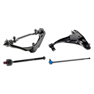 Mevotech® - Original Grade™ Front Driver Side Lower and Upper Control Arm with Ball Joint and Tie Rod End Kit