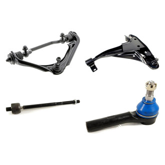 Mevotech® - Original Grade™ Front Driver Side Lower and Upper Control Arm with Ball Joint and Tie Rod End Kit
