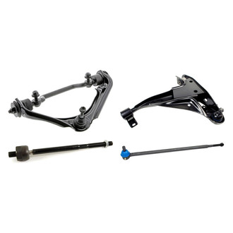 Mevotech® - Original Grade™ Front Driver Side Lower and Upper Control Arm with Ball Joint and Tie Rod End Kit