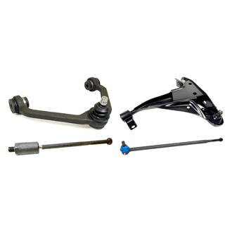 Mevotech® - Original Grade™ Front Driver Side Lower and Upper Control Arm with Ball Joint and Tie Rod End Kit